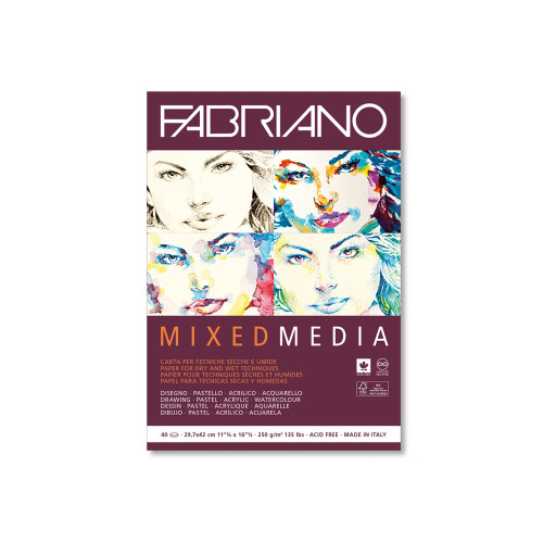 FABRIANO - Bloc Mix Media - 250 g/m²