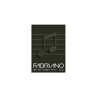 FABRIANO - Carnet de Musique - 17x24 cm