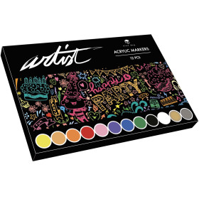 ROYMART - Feutres Acryliques ARTIST - Pointe 4 mm