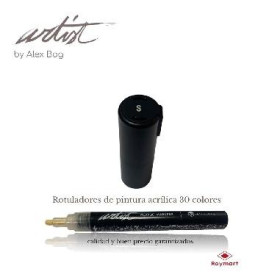 ROYMART - Feutres Acryliques ARTIST - Coffret 12 Feutres Monochrome