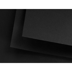 FABRIANO - Bloc Papier Noir Black Black - 20 Feuilles - 300 g/m²