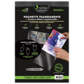 ESPRIT PAPIER - Transparent Crystal Sleeves - Pack of 12