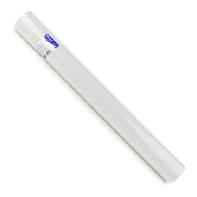 SADIPAL - Rouleau Papier Kraft Vergé - Blanc - 1 x 25 m