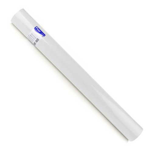 SADIPAL - Rouleau Papier Kraft Vergé - Blanc - 1 x 25 m