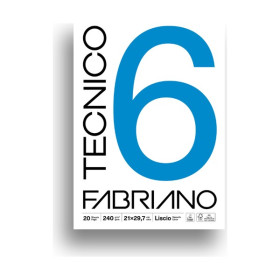 FABRIANO - Tecnico 6 Technical Drawing Pad - 50x70 cm - 20 Sheets - 220 gsm