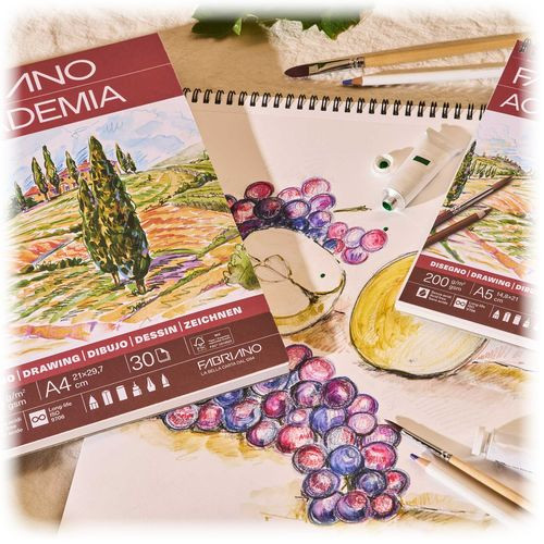 FABRIANO - Rouleau Papier Dessin Accademia - 10 m