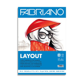 FABRIANO - Bloc Layout Marker - 70 Feuilles - 75 g/m²