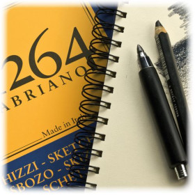FABRIANO - Bloc Croquis 1264 Spiralé - A4 - 120 Feuilles - 90 g/m²