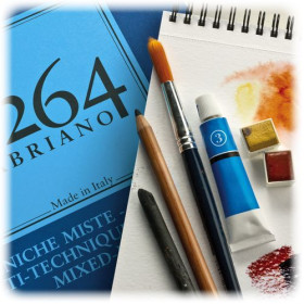 FABRIANO - 1264 Mixed Media Spiral Pad - 300 gsm