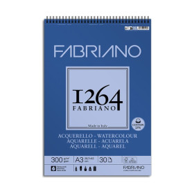 FABRIANO - Carnet Aquarelle 1264 Spiralé - 300 g/m²