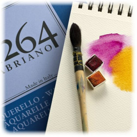 FABRIANO - Carnet Aquarelle 1264 Spiralé - 300 g/m²