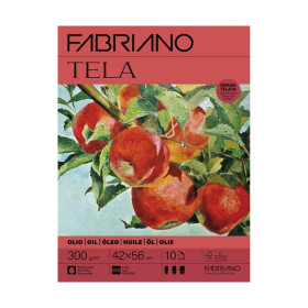 FABRIANO - Feuille Papier Toilé Tela - 50x70 cm - 300 g/m²