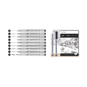 ROYMART - Feutres Fins Calibrés MICRO-FINE - Set de 9