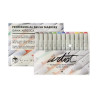 ROYMART - Feutres à Alcool ARTIST Professional Brush - 12 Couleurs