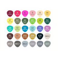 ROYMART - ARTIST Professional Alcohol Markers - 30 Colours