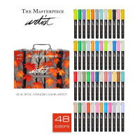 ROYMART - Feutres Acryliques ARTIST - Pointe 4 mm - 48 Couleurs