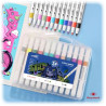 ROYMART - Feutres Acryliques PRIME Sans Amorçage - Pointe Moyenne - 24 Couleurs