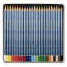 Cretacolor - Marino - Crayons de Couleur Aquarellables - 24 Couleurs - Étui Métal