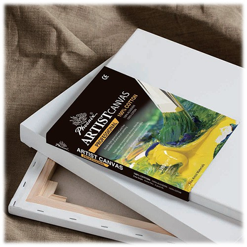 20x50cm 8x20 Toucan 280 GSM Acrylic Artist Premium Quality Pre-Stretched Canvas Frame Triple Gesso Primed Thin Edge 100% Cotton White Professional Blank Canvases Box Framed All Sizes 18mm Depth. 