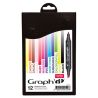 Graph'IT Marker - 12 Marqueurs à Alcool Double Pointe - CLASSIC COLORS - 12 Couleurs Basiques