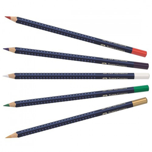 Crayon de couleur - Vert Herbe (Dessin FABER-CASTELL Colour Grip)