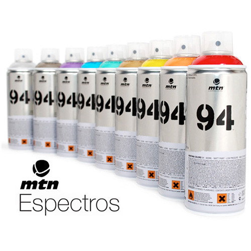 MTN 94 Spray Paint 400ml Espectros Shadow Black (Transparent)
