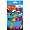 Maped - Crayons de Couleur - Color'Peps Maxi - Boîte de 12
