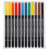 LYRA - AQUA BRUSH DUO - Fine-Arts Felt-Tip Pens - 12 Pieces