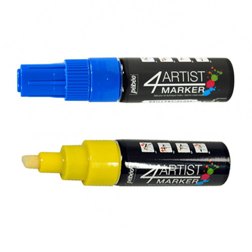Pébéo 4ARTIST MARKER OilBased Paint Marker 8mm 10 Colors