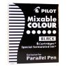 PILOT - Set of 6 Cartridges for Parallel Pen - Black