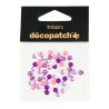 Décopatch - Trésors - Sachet de 60 Cabochons - 0,5cm - "Rose / Violet"