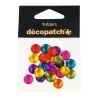 Décopatch - Trésors - Sachet de 24 Cabochons - 1cm - "Flashy"