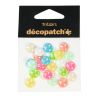 Décopatch - Trésors - Bag of 24 Cabochons - 1cm - "Pastel"