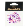 Décopatch - Trésors - Bag of 60 Hearts - 0,5cm - "Pink / Violet"