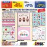 C.KREUL - Napkin Set of 12 - 'Lovley Cupcakes' - 6 Motives (2 of Each)