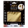 C.KREUL - Feulles de Métal - Art Deco - 140 x 140 mm - 6 Feuilles - 99401 - Or