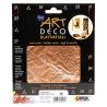 C.KREUL - Feulles de Métal - Art Deco - 140 x 140 mm - 6 Feuilles - 99403 - Cuivre