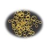 MEYCO - Split Rings - Ø 3.5, 4, 5, 6, 5 & 7.5mm - 200 Pieces - Gold