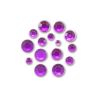 MEYCO - Box of About 300 Acrylic Rhinestones - 2 to 4 mm - 'Amethyst'