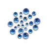 MEYCO - Box of About 300 Acrylic Rhinestones - 2 to 4 mm - 'Blue'