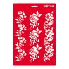 MEYCO - Stencil - 20 x 31 cm - 66042 - Flower / Rose Border
