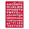 MEYCO - Pochoir - 20 x 31 cm - 66050 - Écriture - 23mm