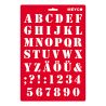MEYCO - Stencil - 20 x 31 cm - 66053 - Saloon Writing - 27mm