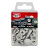 MEYCO - Push Buttons / Snap-Fastener - Ø 15mm - Silver - 10 Pieces