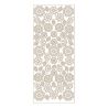 MEYCO - Stickers Décoratifs - Taille de la Feuille 10 x 23cm - Fleurs - Or