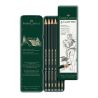 Faber-Castell - Crayon Graphite Castell 9000 - Set de 6