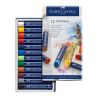 Faber-Castell - Oil Crayons - Cardboard Box of 12