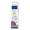 Faber-Castell - Wallet of 4 PITT® Artist Pens - Hand Lettering - Metallic