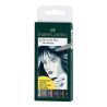 Faber-Castell - Wallet of 6 PITT® Artist Pens - Soft Brush - Grey