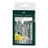 Faber-Castell - Étui de 8 Feutres Pitt Artist Pen - Soft Brush - Nuances de Gris